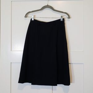 Jones New York Wool 100% Skirt Black Size 6 Made In USA